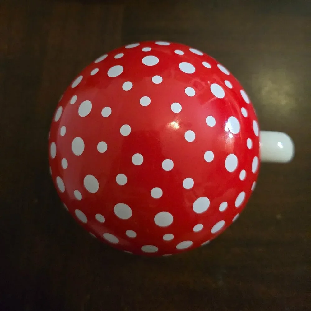 Hello Kitty Mushroom Mug With Lid Sanrio Kawaii Cottagecore Ceramic Cup